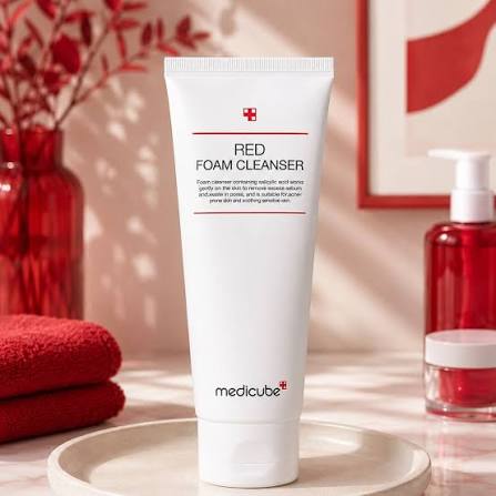 Limpiador Facial Espuma Roja